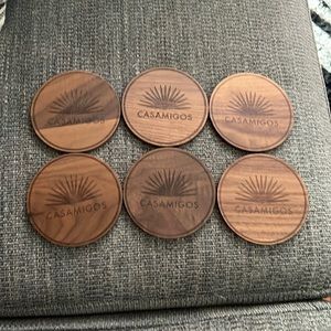 Casamigos wooden coasters